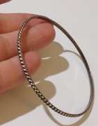 Srebrna stara bransoletka Warmet Resovia 