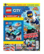 LEGO City Czasopismo - 08/2023 - Kaskader + Quad klocki
