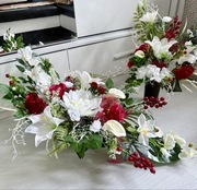 Komplet ,stroik kompozycja nagrobna na cmentarz