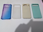 Google Pixel 8 4x etui ombre niebieski beżowe miętowe szron przezroczyste