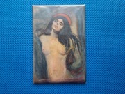 Magnes na lodówkę Munch obraz Madonna