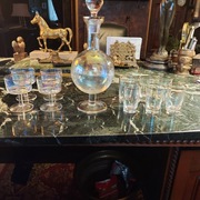 Karafka 6 kielliszkw do wódki, 4 do likieru ( Fra)