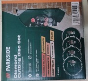 Tarcza diamentowa parkside 4 sztuki 125mm do glazury betonu dachówki