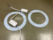LED ring naświetlacz; plafon; 153mm; led 5730 biały ciepły 18W 2700-3200K