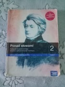 ponad słowami 2 część 1 i 2  podręcznik do języka polskiego nowa era