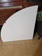 Szafka narożna pod akwarium 87x87x70 w kolorze białym 