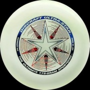 Profesjonalne frisbee DISCRAFT ULTRASTAR - Świeci w nocy! 175g Ultimate