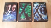 3 x VHS Z ARCHIWUM X / PRZYSZŁOŚĆ / AKTA / PLAN wyd. PL
