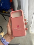Case iPhone 17 Pro Max  etui silikonowe nowe logo apple pink różowe