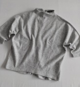 Reserved damski szary sweter 3/4 rękaw rozpinany z tyłu S/36