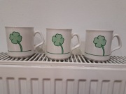 Szczęsliwy kubek z koniczyną, vintage retro  england/ anglii, na szczescie