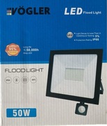 HALOGEN 50W Naświetlacz LED SLIM CZUJNIK RUCHU 