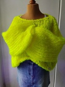 Sweter cytryna neon UV  oversize 