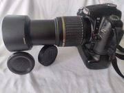 Aparat Nikon D80 + obiektyw + akcesoria