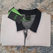 BOSS biała koszulka polo męska 3XL