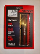 RAM DDR4 Patriot Viper 8GB (2x4GB) | 3000 MHz | CL16 | Dual Channel