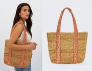 STRADIVARIUS słomkowa torebka NOWA koszyk juta shopper