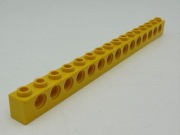 LEGO 3703 Żółta belka 1x16 brick technic 370324 1szt
