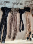 Duży zestaw pończoch i rajstop + bodystocking