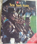 Mapa - stan NOWY JORK (New York) (USA),drogowa,stan-b.db