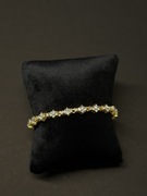 Bransoletka Gwiazda z moissanitami premium 20cm