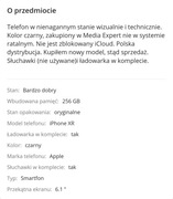 Sprzedam telefon iPhone XR 256G