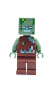 Lego Minifigures min008 - Drowned Zombie Topielec / Minecraft