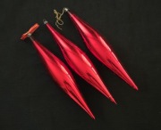 Bombki prl DUŻE SOPLE retro ozdoby choinkowe vintage