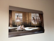 Obraz Baletnice w ozdobnej ramie, do salonu, sypialni, duży obraz na ścianę