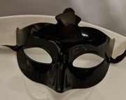 MASKA KARNAWAŁOWA GREY CZARNA 