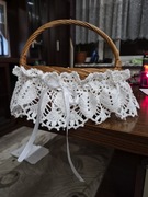 Serwetka szydełkowa na koszyk