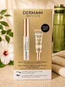 Nowy DermaM Institute zestaw serum do rzęs i brwi + krem pod oczy