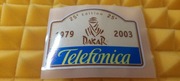 DAKAR TELEFONICA NAKLEJKA STICKER