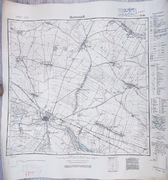 Oryg.  niemiecka mapa topograf. Bernstadt Bierutów Meßtischblatt 4871 1936r