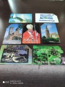 Zestaw karty magnetyczne telefoniczne 7 szt