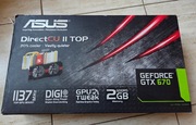 Karta graficzna Asus GeForce GTX 670 DirectCU II TOP 2GB 