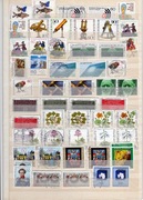 Deutche BUNDESPOST, znaczki czyste i kasowane na 16 kartach z klasera A4