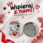 Przypinka na akcje Cancer Fighters