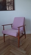 Fotel Lisek design 300-190 Mid Century Modern drewno PRL Henryk Lis