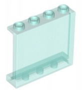 LEGO 60581 PANEL 1x4x3 przezroczysty niebieski jasny trans