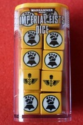 WH40K IMPERIAL FISTS SPACE MARINES DICE KOŚCI 