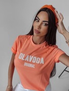 T-shirt Ola voga czarny 