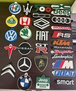 Breloki do kluczy z logiem auta