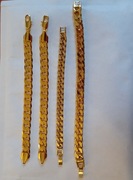 Złota Bransoleta CURB CUBAN LINK 