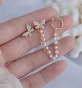 Nausznica kolczyki motylek 