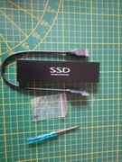 Adapter do dysków MacBook USB case Alu