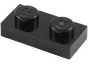 00002N LEGO 3023 302326 płytka 1x2 czarny 1szt