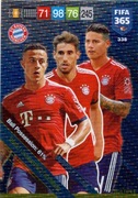 PANINI FIFA 365 2019 MIDIFIELD ENGINE BAYERN THIAGO JAMES MARTINEZ 338
