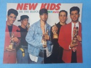 NEW KIDS ON THE BLOCK, NKOTB, VAN DAMME - GIGA plakat z czasopisma BRAVO