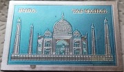 Piękny magnes na lodówkę - pamiątka z Indii - Taj Machal (1)  70x50 
